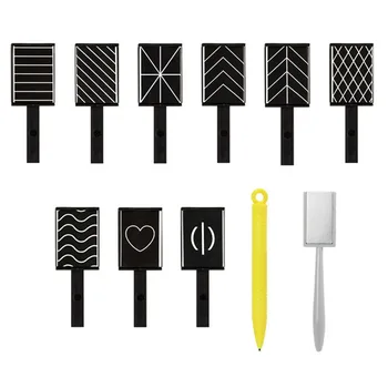 

11 pcs Cat Eyes Magnets Set DIY UV Gel Nail Polish Nail Art Magnet Magnet Stick for Salon Home