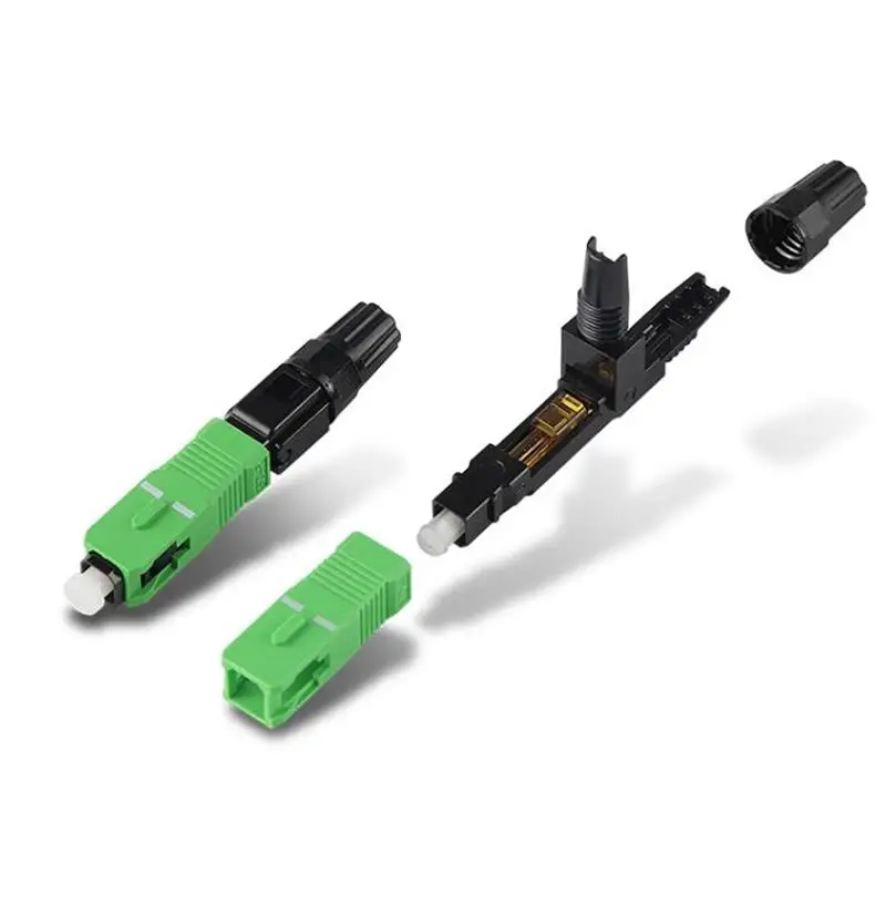 Разъем sc apc. Соединитель оптический sc/apc. fast-коннектор ftth-sc/apc. переходник sc/apc - rj-45. быстрый коннектор типа sc/apc для ftth кабелей.