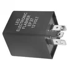 Relè lampeggiante a LED a 5 Pin per indicatori di direzione a LED Hyper Flash Fix 12V 0.1W-150W relè lampeggiante a LED elettronico migliore offerta