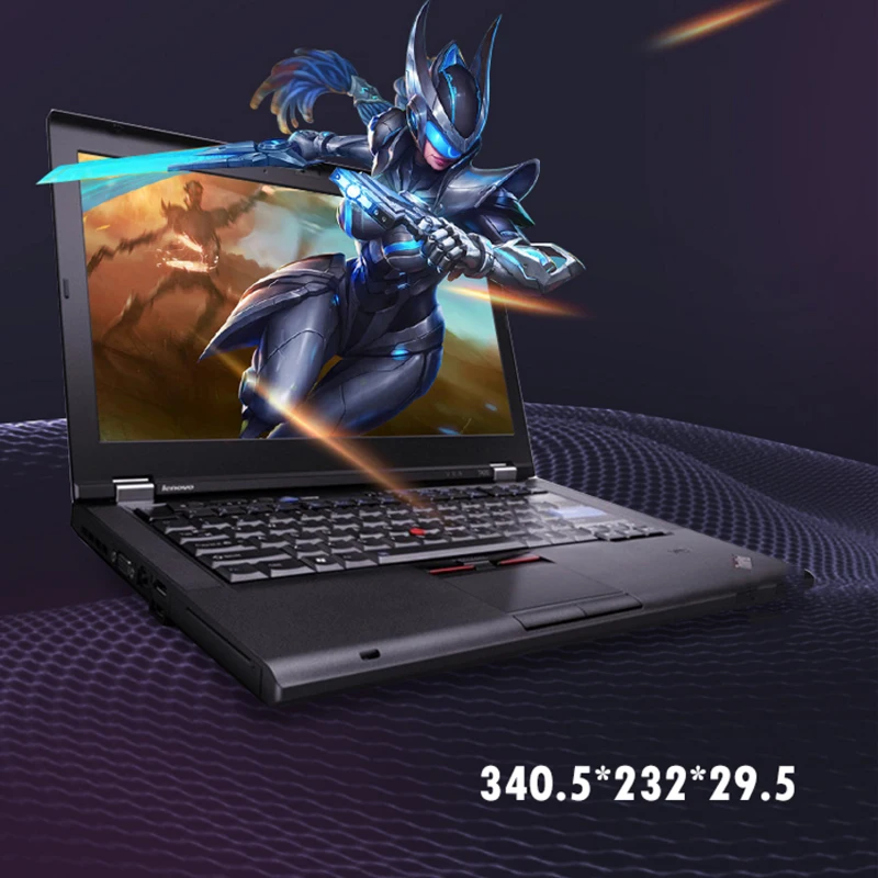 

14 inch Student Laptop Core i55 320GB ROM for Windows 10 Computer with Bluetooth Camera for game netbook Used laptop 90% new