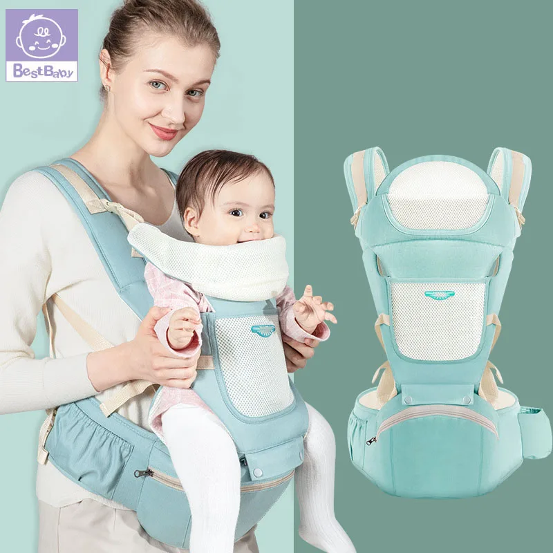 

Best Baby New 2020 Carrier Baby Cushion Front Sitting Kangaroo Baby Wrap Sling for Baby Travel Multifunction Infant Carrier