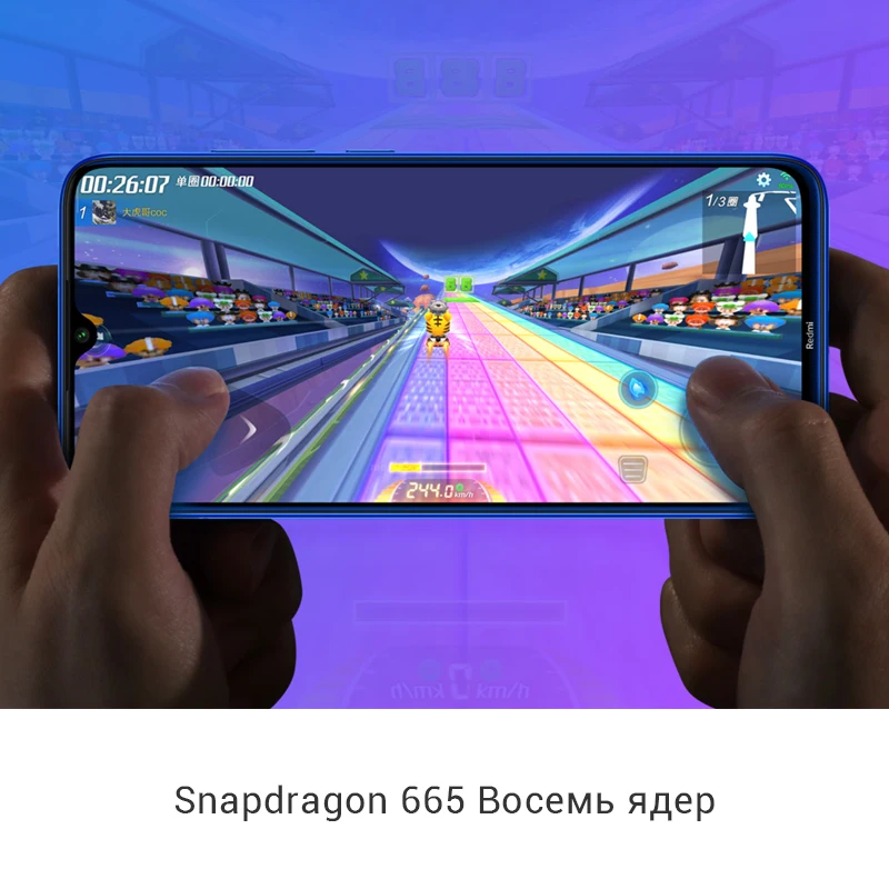 Xiaomi Redmi Note 8 с глобальной версией, 4 Гб, 128G, 48 МП, Четырехъядерный Смартфон Snapdragon 665, четыре ядра, FHD экран 6,3 дюйма, 4000 мАч