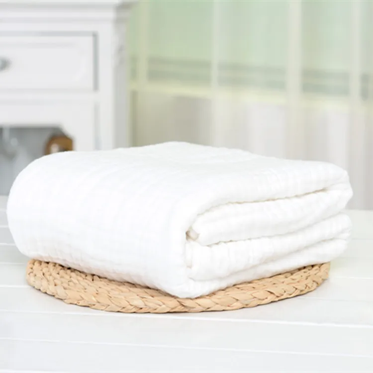 

Cotton Baby Gauze Blanket Medical Grade Infant Washing Bath Towel Multi-functional Airable Cover