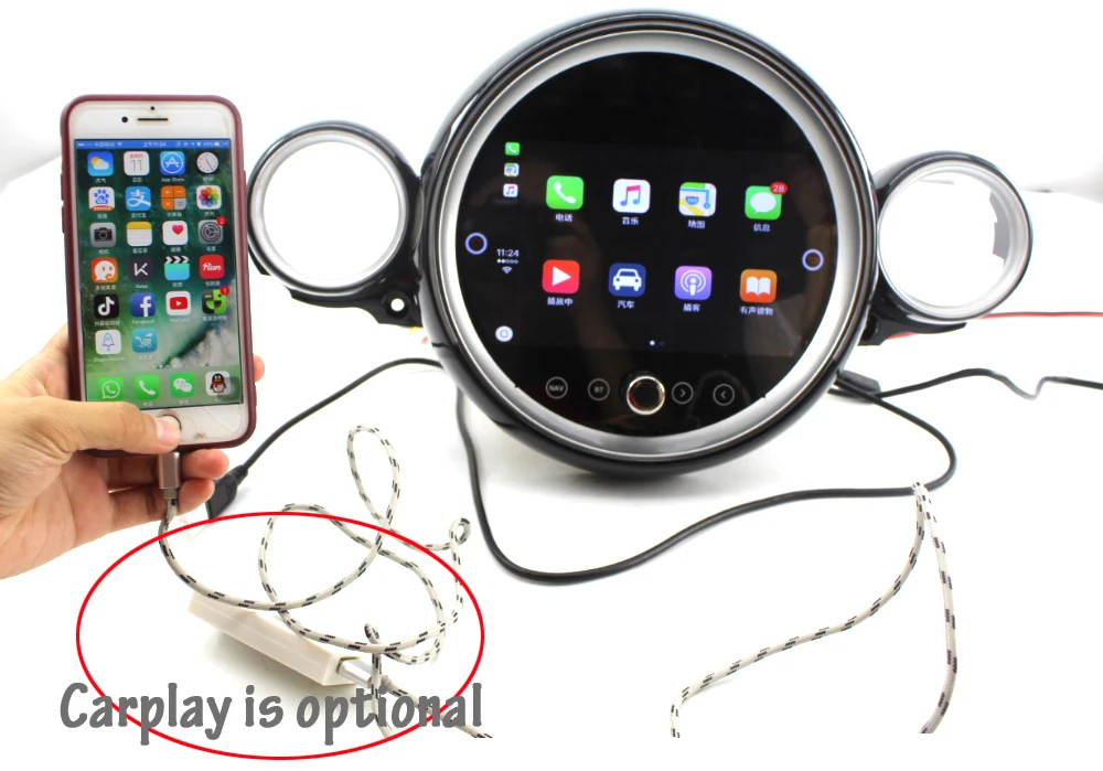 Perfect Liislee 9 Inch Android Car For Mini Hatch R56 R57 2007~2016 With Ambient Light Stereo Screen GPS NAVI Map Navigation Multimedia 20