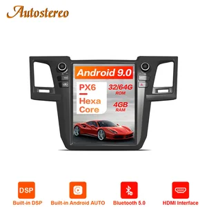 Image 2 - GPS para coche de navegación para Toyota Hilux 2007 2015 Android 9,0 estilo Tesla pantalla Auto Unidad Central Radio Estéreo de coche reproductor Multimedia 64