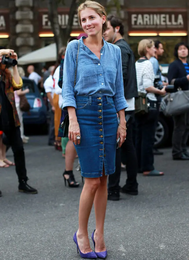 

Lguc.H Fashion Denim Skirt 2019 Stretch Jeans Skirt Casual Buttons Midi Women Skirt Blue High Waist Pencil Skirt Female Clothes