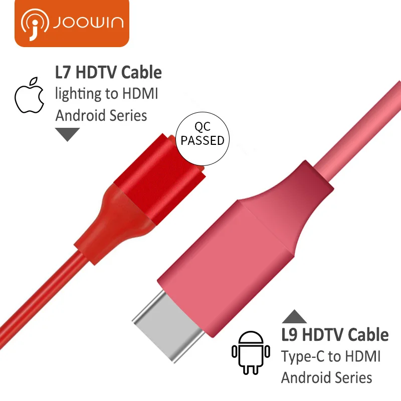L9 1080P телевизионный HD кабель для Android Phone Series/L7 Mirascreen 1080P к HDTV HDMI кабель для Apple для iPhone Ipad Series