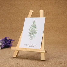Регулируемая Настольная Этажерка для сервировки бука дерева художника художественный мольберт Ремесло Деревянные Свадебные настольные таблички Стенд Дисплей Держатель 19,5x28 см