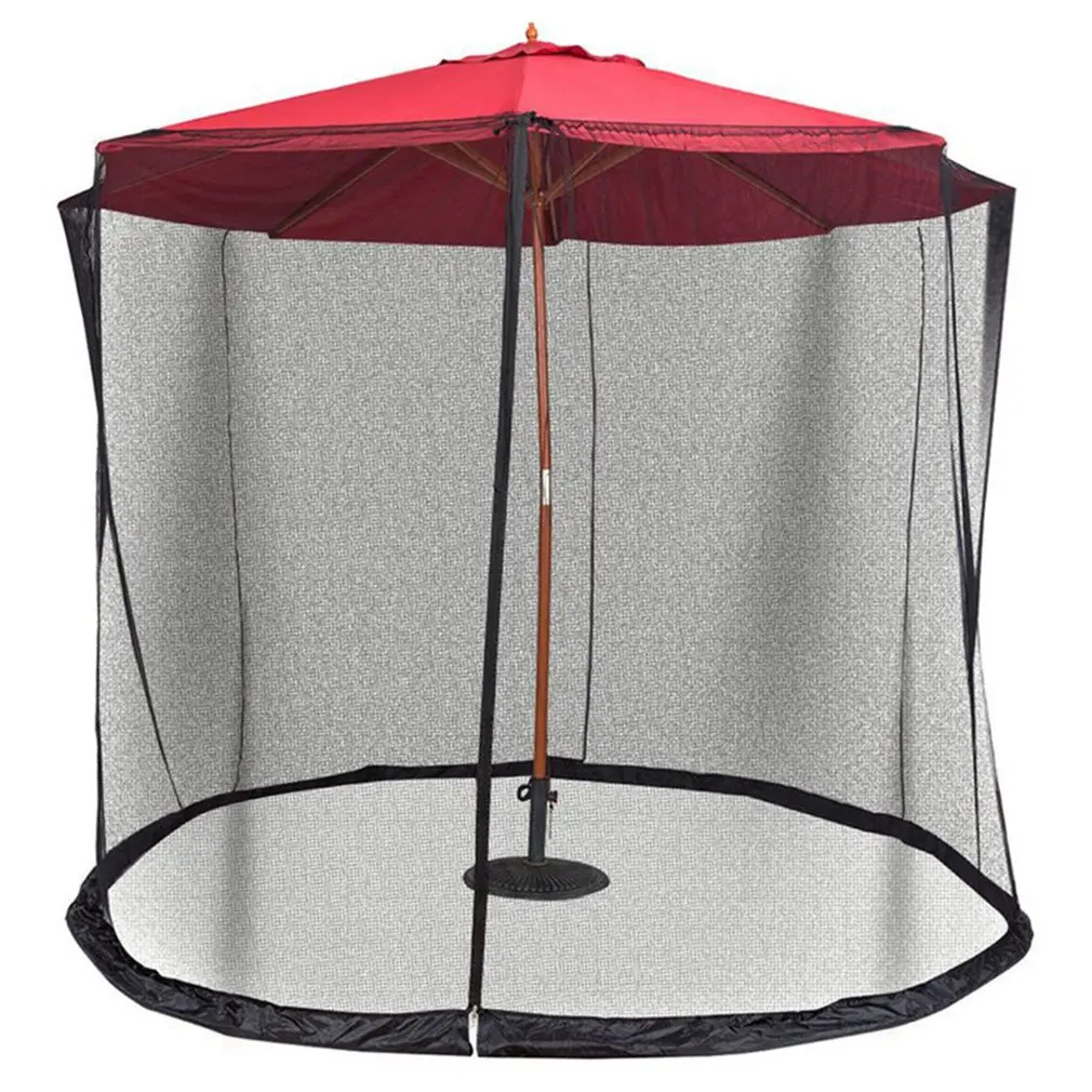 Outdoor Umbrella Table Screen Enclosure Bugs Mosquitoes Patio Picnic Net Cover sunshade anti-mosquito nets | Дом и сад