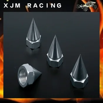 

CNC Metal Cone Fixed Screw Nut (4pcs/set) for 1/5 LOSI 5IVE-T Rovan LT Km X2 Rc Car Parts