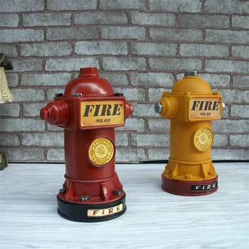

Home Decorations Hydrant Piggy Bank Money Box House Decoration Resin Crafts Decorations Coins Money Bank Security