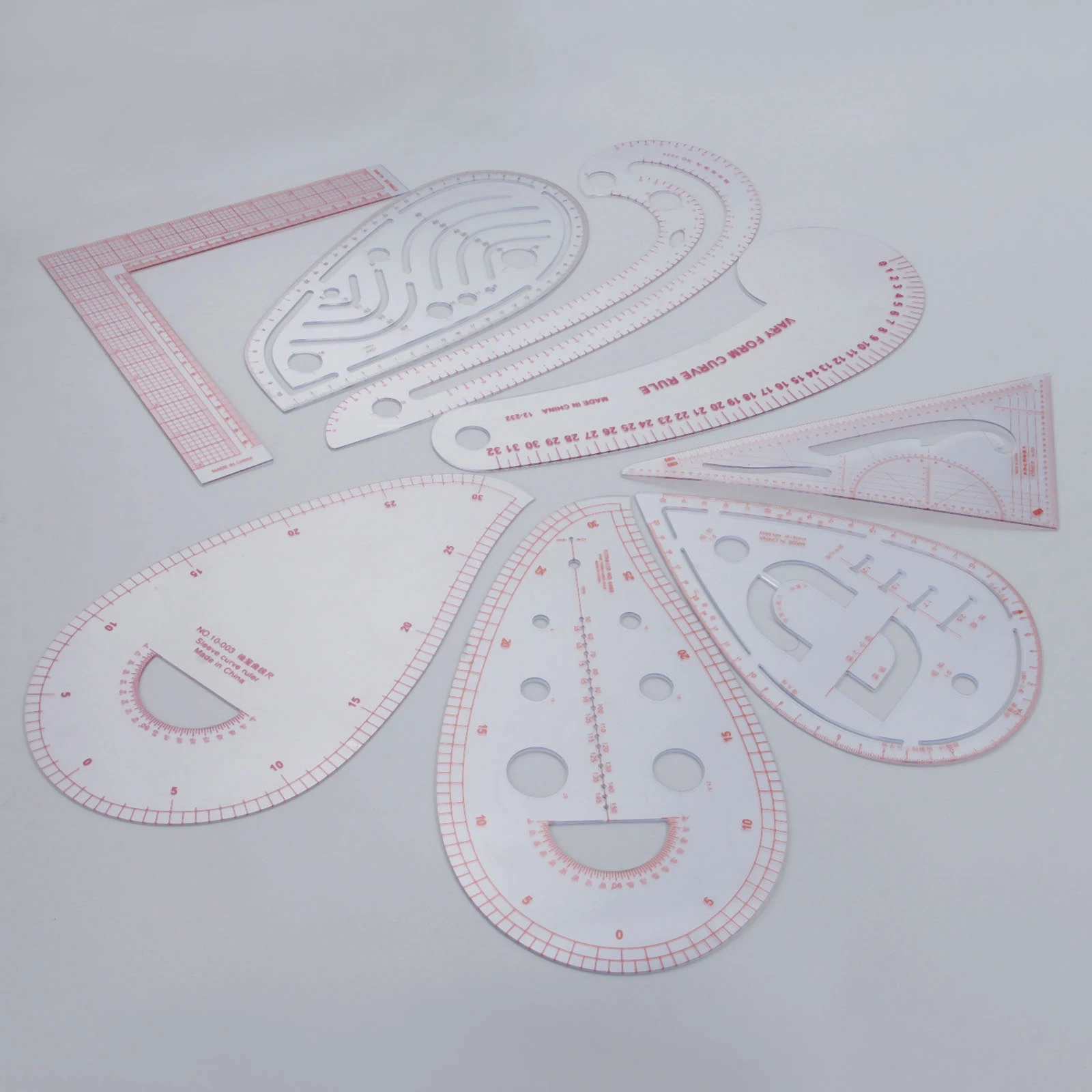 

1Pc Ruler Tailor Measuring Tools Sewing Drawing Ruler French Curve Sewing Multi-functional Sewing Tools Cutting Ruler