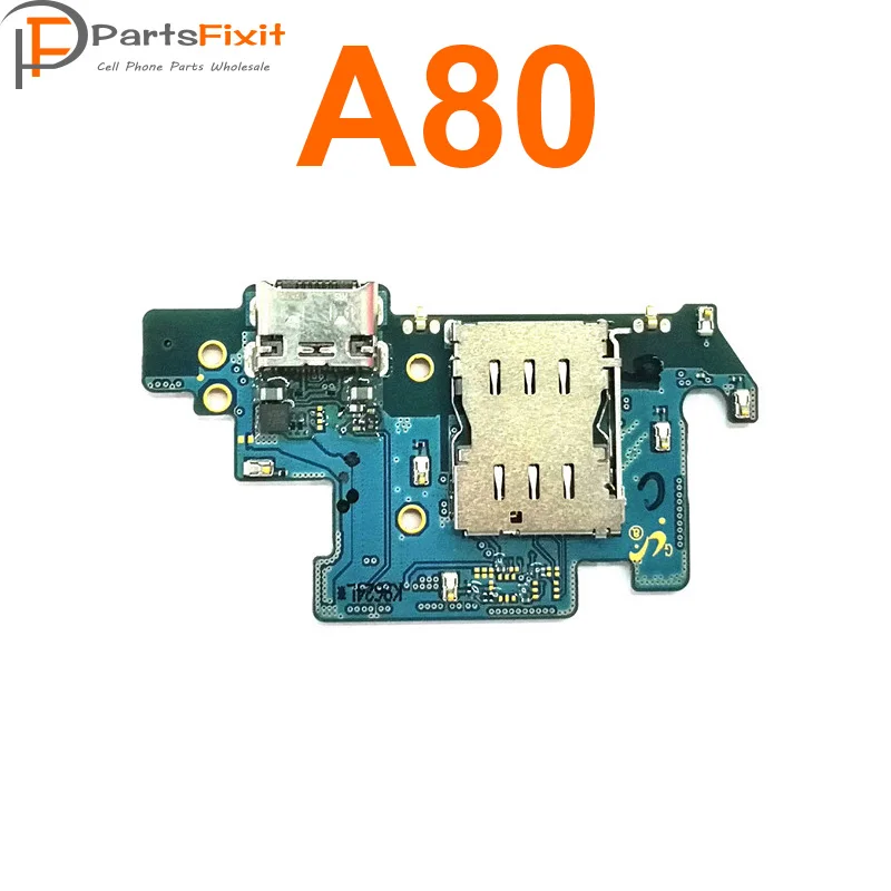 Для Samsung Galaxy A80 USB-коннектор док-станции для зарядки с портом микрофона гибкий