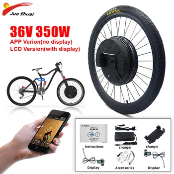 

JS iMotor 3.0 Electric Bike Conversion Kit 36V350W Brushless Motor 24" 26" 27.5"29''700C Front Ebike Kit LCD Bicicleta Electrica