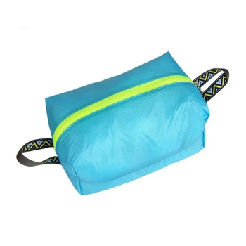 

Outdoor Travel Bag Waterproof Rainproof Ultra Light Shoe Portable Silicone Nylon Clothing Storage Bag Shoe Bag Travel Supplies