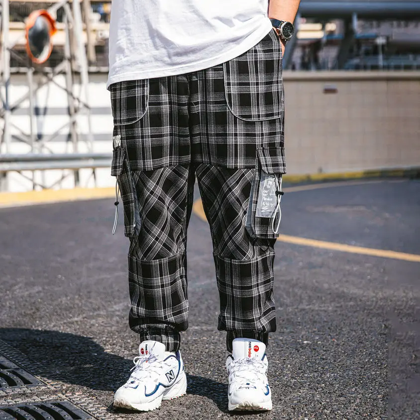 Tappered Trousers Cargo Pants Men 