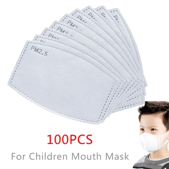 

10pcs Anti-dust Face Mask 5 Layer PM2.5 Protection Filter Insert Non-woven Fabric Mouth Mask Filter