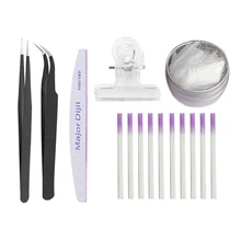16 шт Бархатный инструмент для наращивания ногтей, набор волокон для наращивания ногтей для женщин