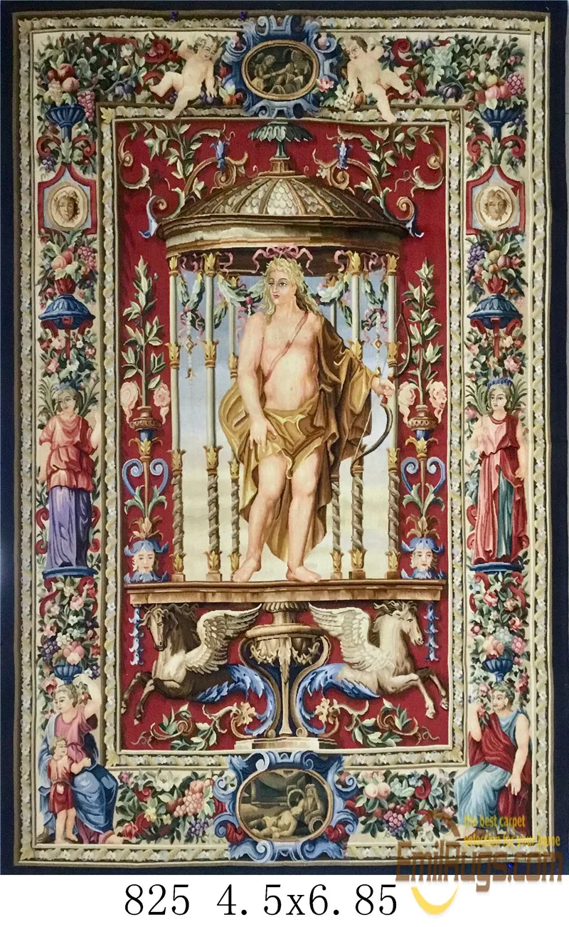 Гобелен в винтажном стиле EmbroideryBedroom ручной работы висит WallMacrame большая волна гобелены лес