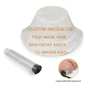 

FORUDESIGNS Unisex Custom Image Foldable Bucket Hat With Protective film Dropshipping and Wholesale Beach Sun Hat Men Woman Hats