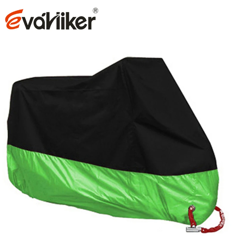 Waterproof Heavy Duty 190T Polyester Motorcycle Cover - All-Season UV & Dust Protection