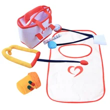Детская игрушечная игрушка игрушечный набор доктора ткань моделирование медицинская коробка дети инъекции медицинский стетоскоп ролевые игры игрушки