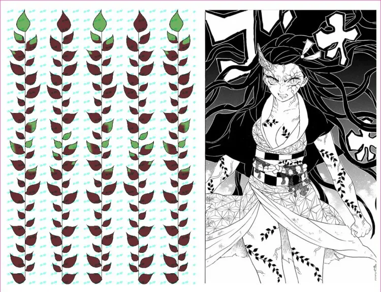 

Demon Slayer Kimetsu No Yaiba Scar Kamado Nezuko Tanjirou 1 Pcs Set Temporary Tattoo Sticker Cosplay Accessory Body Art Prop