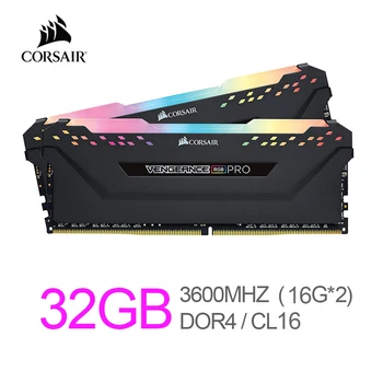 

Corsair Vengeance RAM RGB Pro 32GB (2x16GB) DDR4 3600MHz (PC4-28800) C18 Desktop Memory-Black