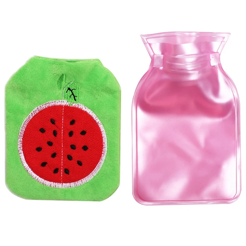 Cute Cartoon Hand Warm Hot Water Bottle Mini Hot Water Bottles Portable Hand Warmer Girls Pocket Hand Feet Hot Water Bags