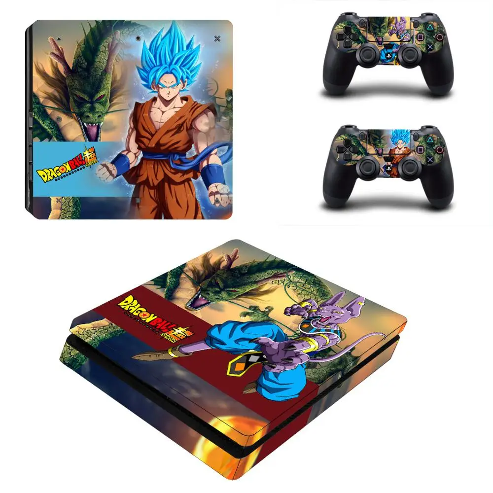 YSP4S-3359 Dragon Ball Super PS4 Slim sticker s Play station 4 наклейки для кожи наклейки для playstation 4 PS4 Slim консоль и контроллер кожи - Цвет: YSP4S-3359