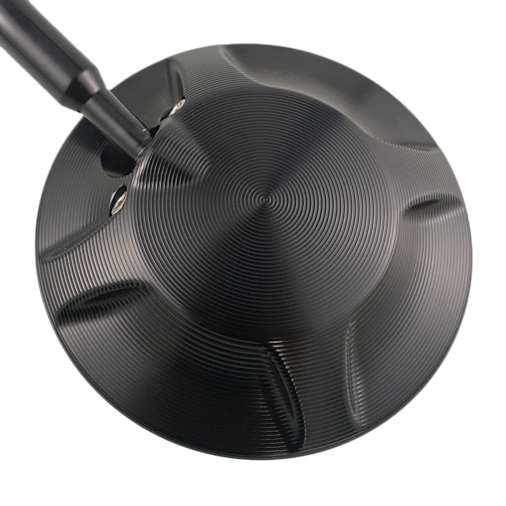 CNC Aluminium Universal Motorcycle Round Side Black View Mirror Motorbike e-bike Scooter 10mm 8mm Rearview Mirrors
