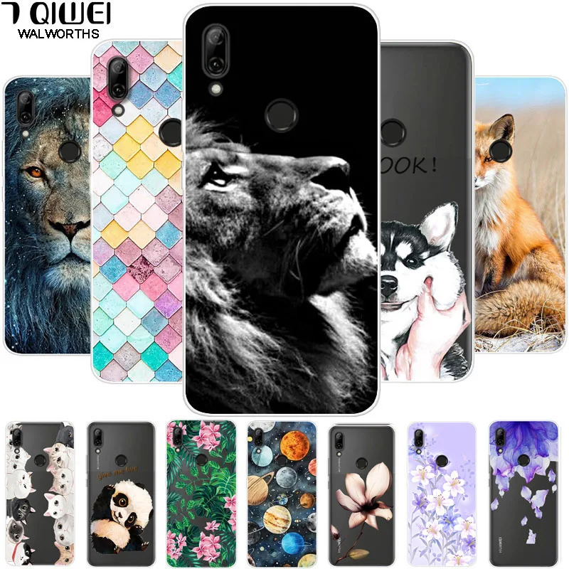 

Phone Cases For Huawei P Smart Z Case Soft Silicone TPU Covers for For Huawei P Smart Z Back Cover PSmart Z PSmartZ Lion Capas