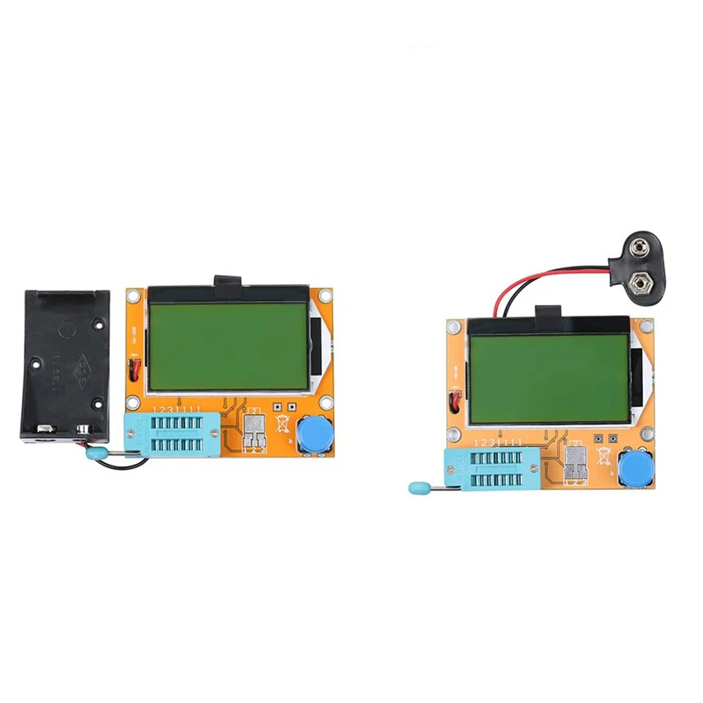 LCR-T4 ESR Meter Transistor Tester Diode Triode Capacitance SCR Inductance 12864 LCD Screen Tester