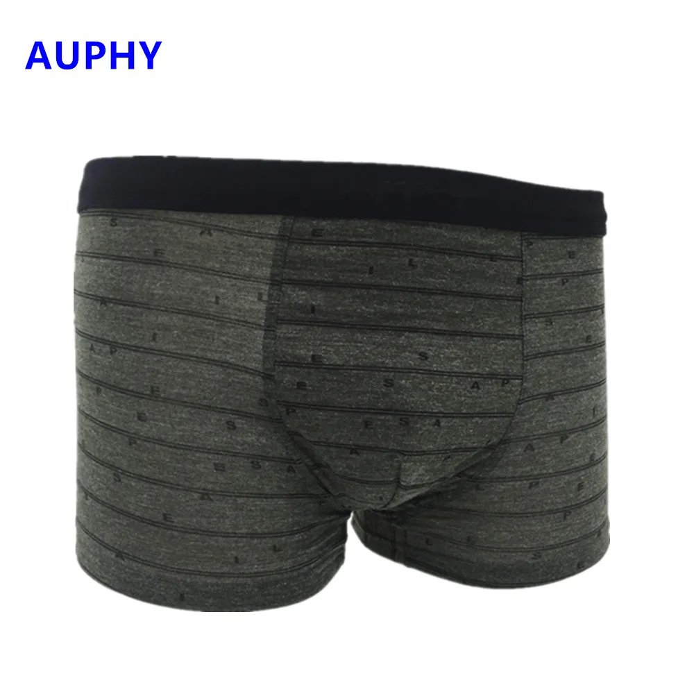 

AUPHY spandex stretch men's underwear small letters flower breathable boxer underwear new store new products are available