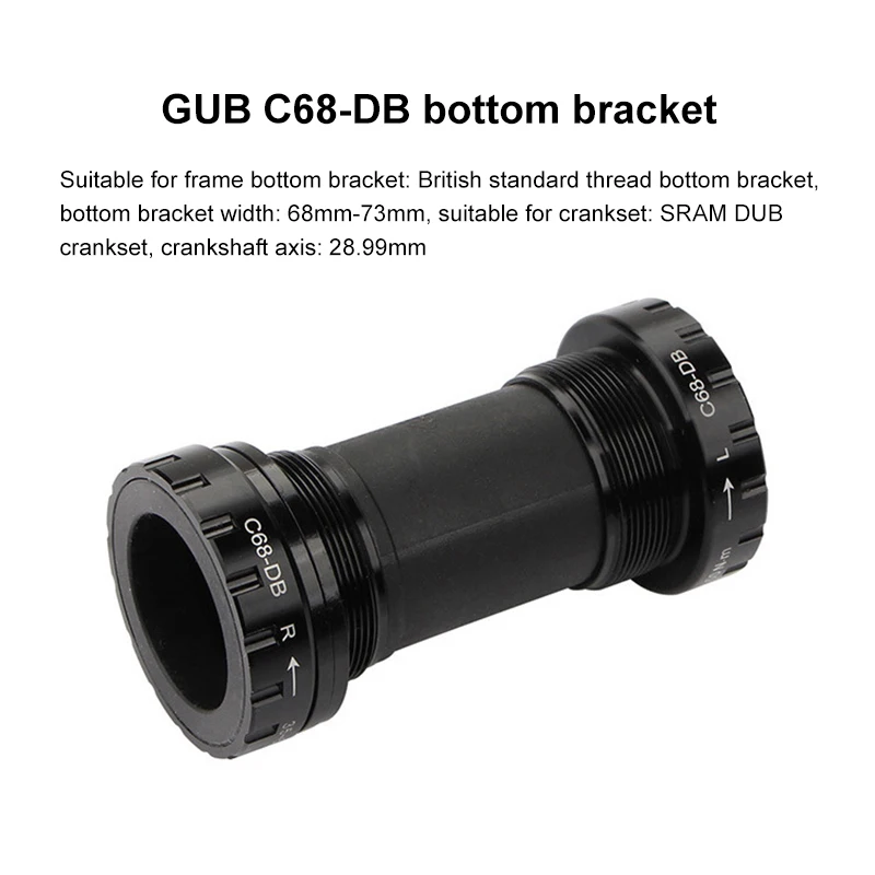 Нижний Кронштейн для велосипеда GUB DUB стандартный керамический подшипник SRAM