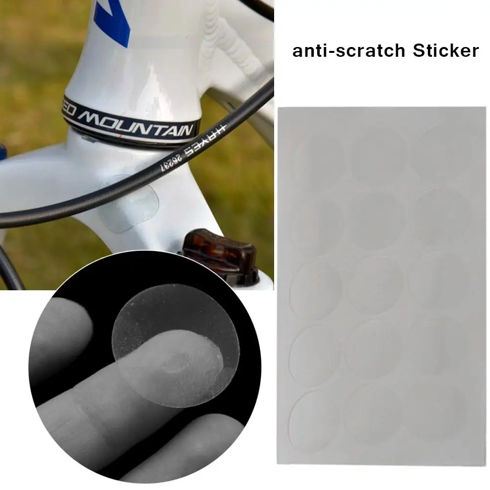 

15 PCS Bike Bicycle Frame Protector Anti-scratch Stickers Paster for Alloy Carbon Fiber Bicycle Frame