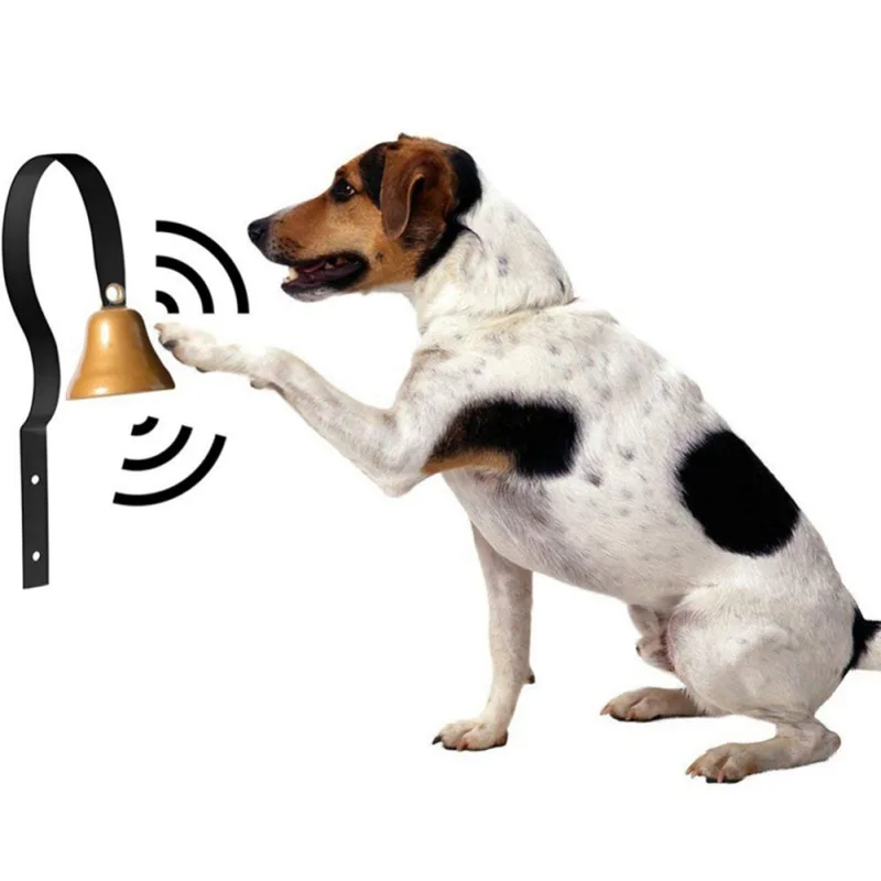 Dog Toy Doorbell Pet Hanging Gate Bell for Puppy Potty Training Interactive Toys Dog Educational Toys Pet Supplies