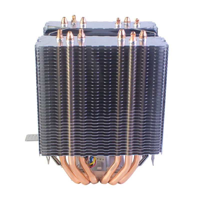 Lga X79 X99 Cpu Refrigerador Rgb Intel Amd Processador Dissipador de Calor 6heatpipe 90 mm 3pin Cpu Ventilador de Refrigeração do Radiador para 775 1155 1366 Am3 Mais Am4 Ventiladores e resfriadores - Imagem 3