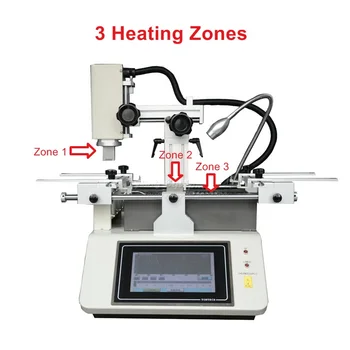 

BGA Soldering Stations LY-5200 Hot Air Mobile Rework Station High Sensitive Touch Screen Touch Screen with Laser Align