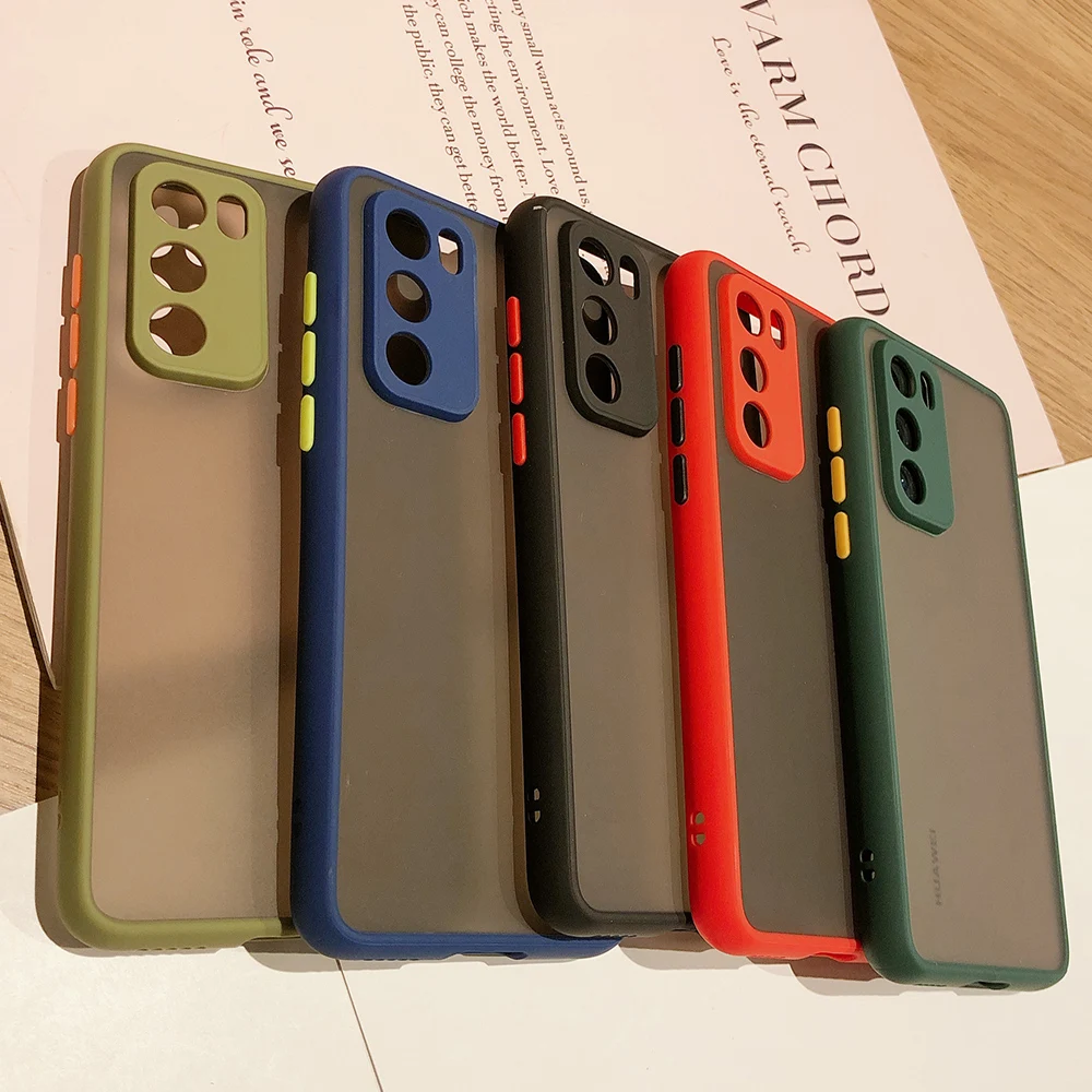 

Luxury Phone Cover Case For Huawei P40 P30 P20 Pro For Mate 20 30 Pro Case Transparent Soft Silicone Hard Back Clear Case