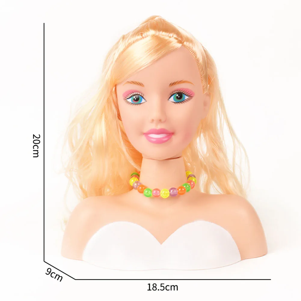 Half-length Doll Hair Style Model Toy Children Cosmetics Princess Doll Set