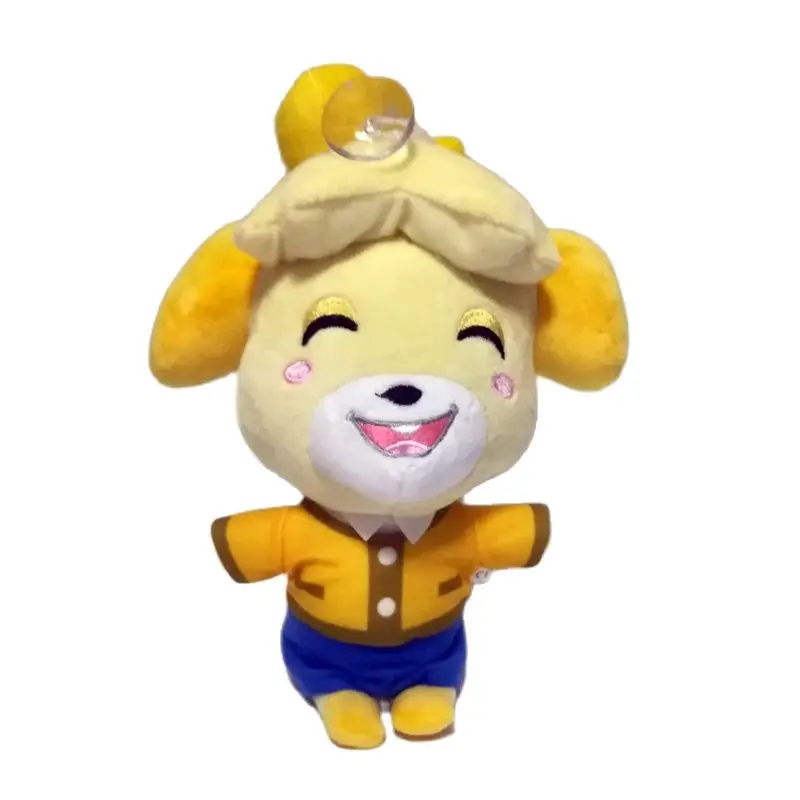 Cute soft Isabelle plush toy cartoon Animal Crossing dog stuffed doll gifts for children 20cm