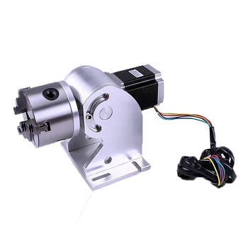 

3 claws Rotary axis 80mm max for fiber laser nameplate Marking machine 20w 30w 50w fiber laser metal laser engraver engraving ma