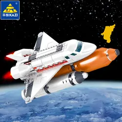 KAZI Creator City Space Shuttle Rocket спутниковая станция технологические строительные блоки Звездные Кирпичи Модель DIY игрушки для детей