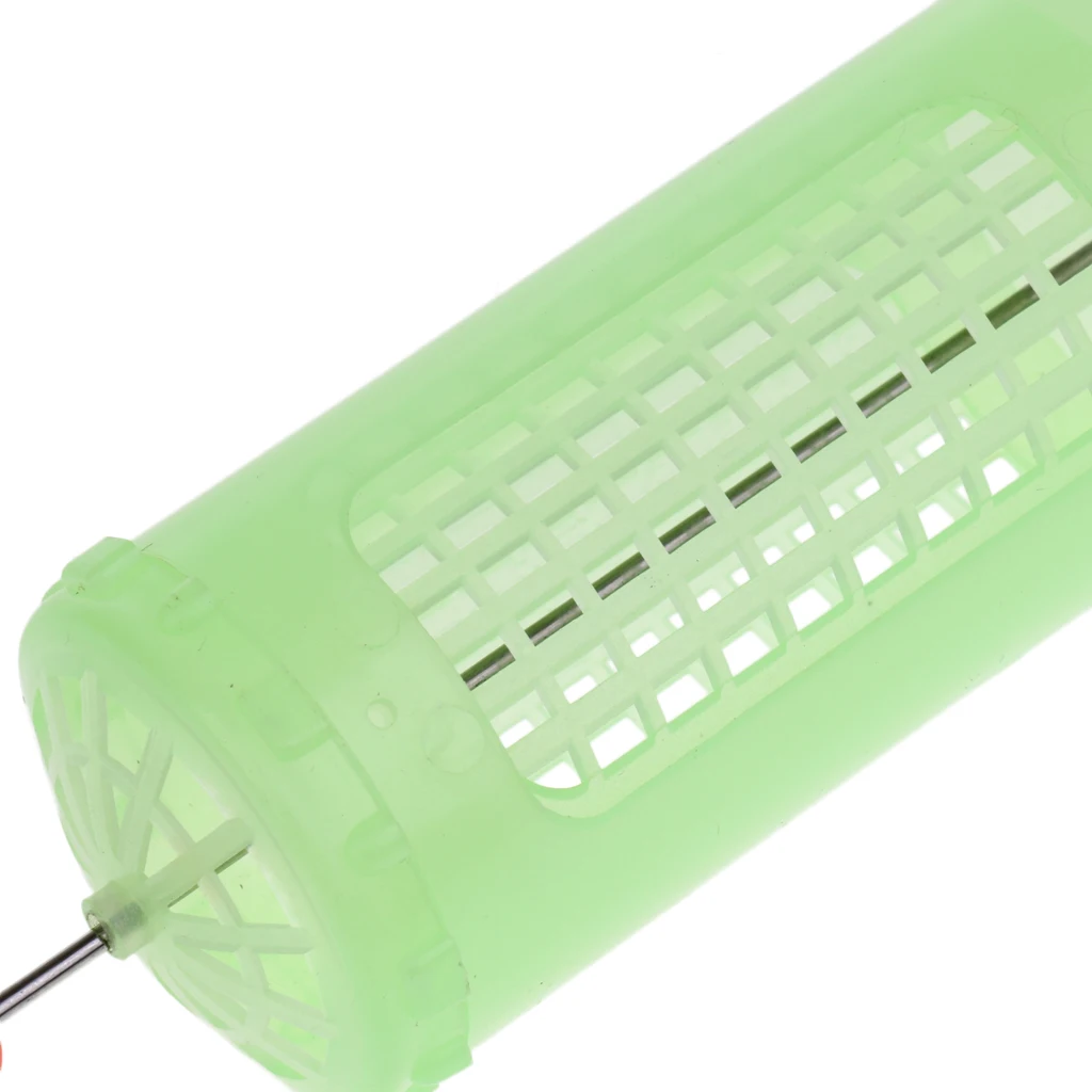 Luminous Fishing Bait Cage Carp Fishing Lures Cage Trap Basket Fishing Lures Replacement Tackles for Fisherman