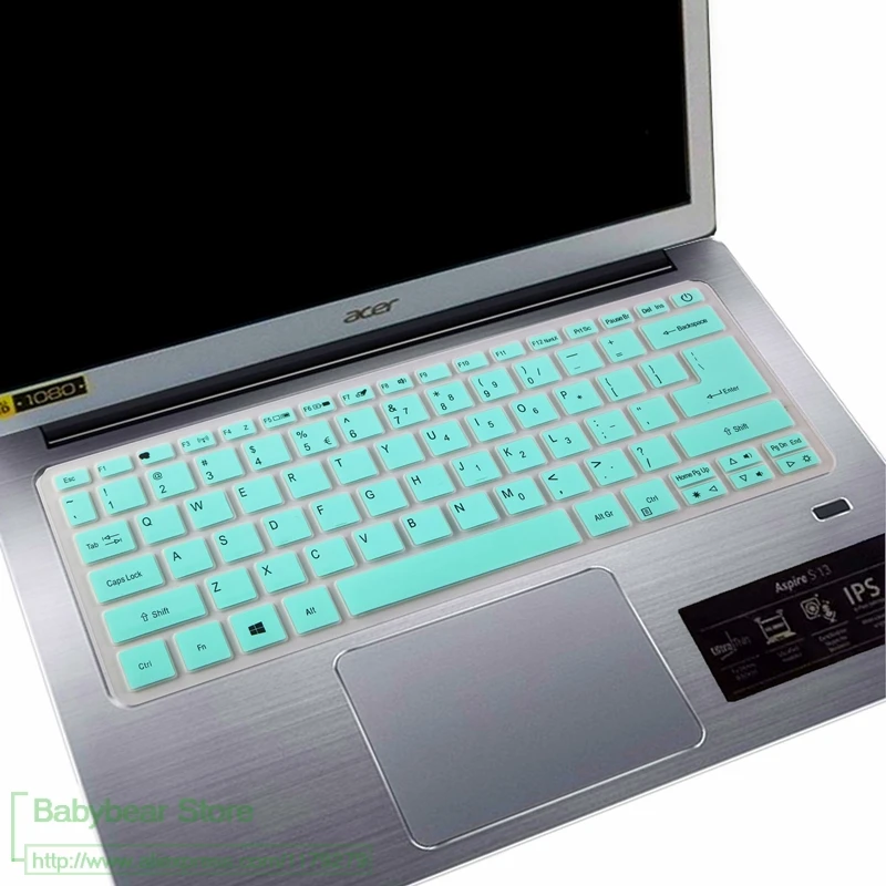 Для acer Swift 3 SF313-51 SF313 51 51 г SF314-52 14 ''SF314-53 SF314-54 SF314-55 SF314 56 55 54 53 г Клавиатура ноутбука кожного покрова - Цвет: whiteblue