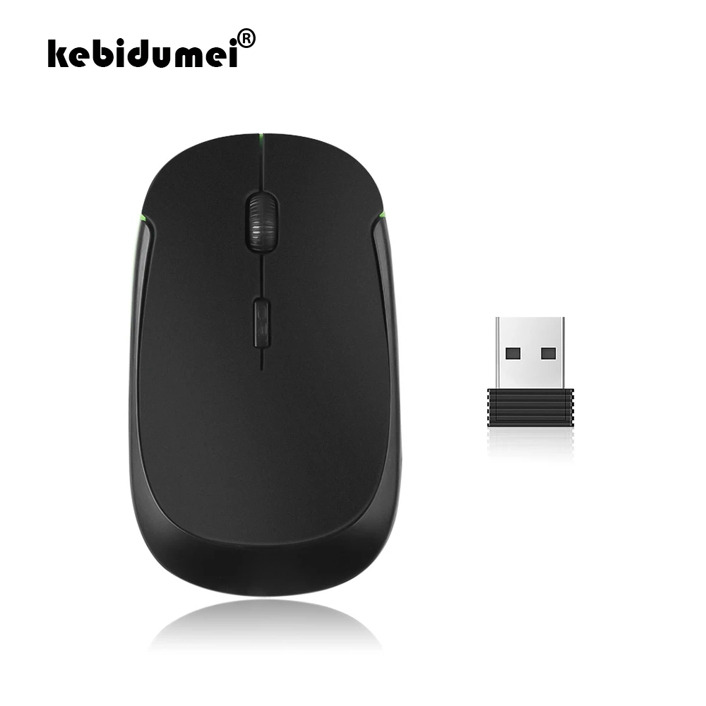 Working Distance up to 10 Meters Wireless Mice Computers Mice 2.4GHz Wireless Mini Optical Mouse with USB Mini Receiver Red Plug and Play Color : Black