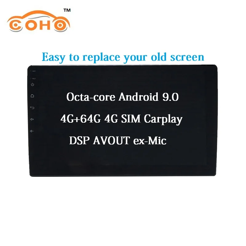 Android 10 0 4 + 64G 2.5D IPS экран android автомобильный Радио плеер для мульти рамки автомобиля