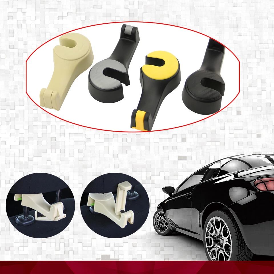Автомобильное Сиденье Подголовник Крюк Складной Телефон Зажим для Honda Civic 2006-2011 Accord Fit City CRV Volvo S60 XC90 V40 V70 V50 V60