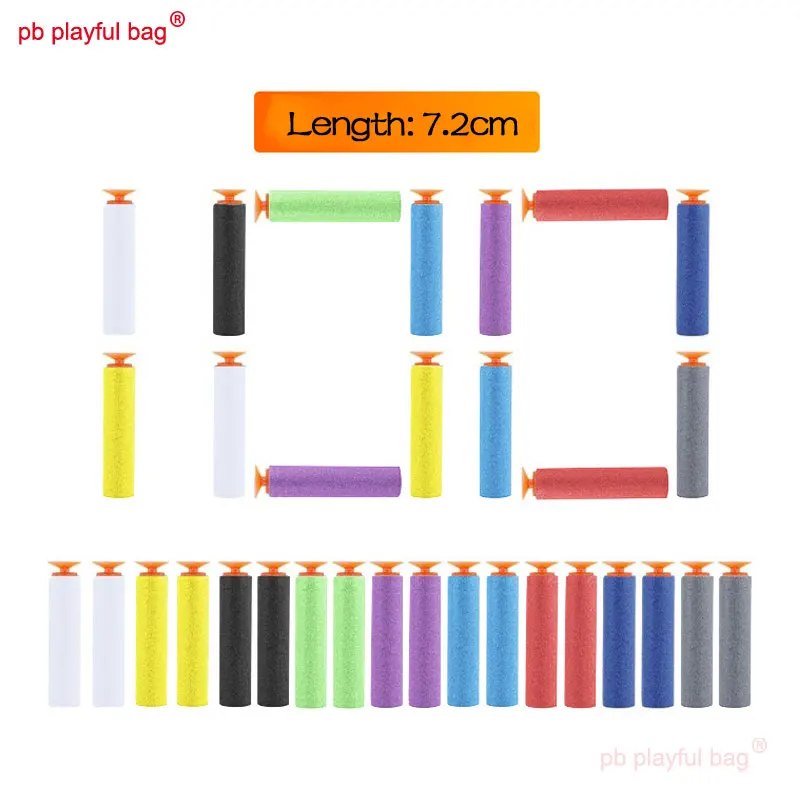 

PB Playful Bag Outdoor sports soft bullet Elite sponge foam general soft cartridge Adult CS games toy accessories IG29